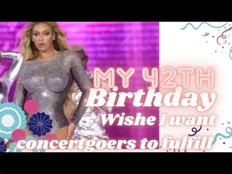 Beyoncé has a birthday wish she’s asking concertgoers to fulfill